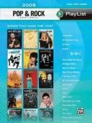 2008 Pop and Rock Sheet Music Playlist