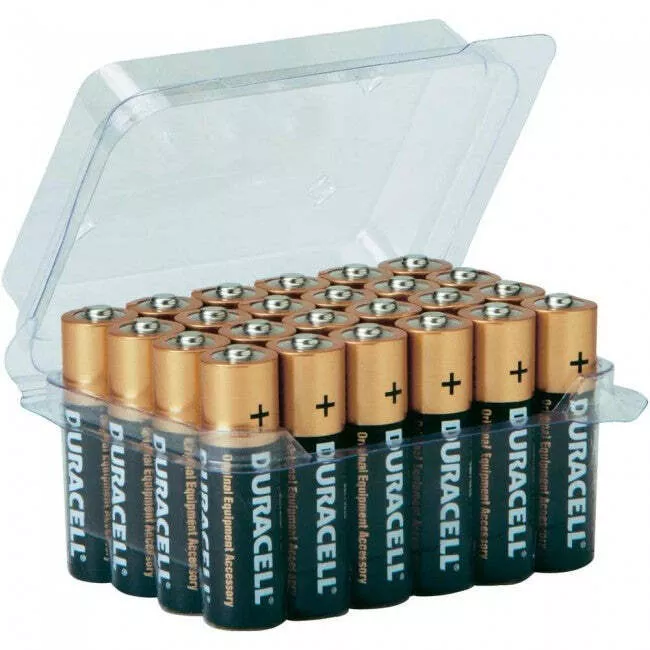 24 x Duracell 1.5V AA Size Alkaline Battery