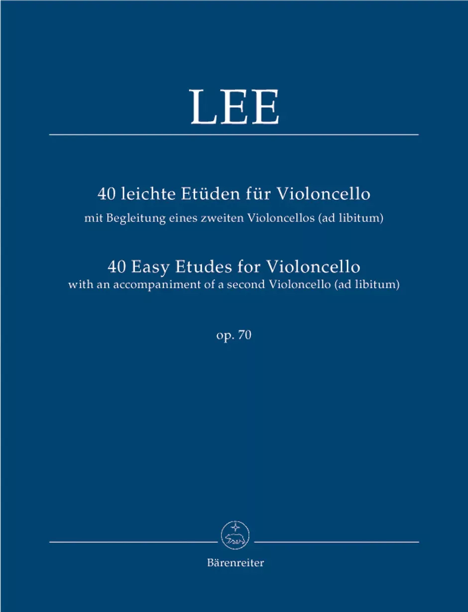 40 Easy Etudes for Violoncello Op. 70