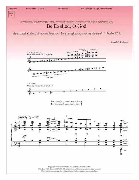 Be Exalted O God