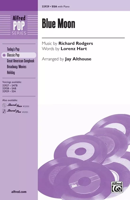Blue Moon SSA Choral Sheet Music