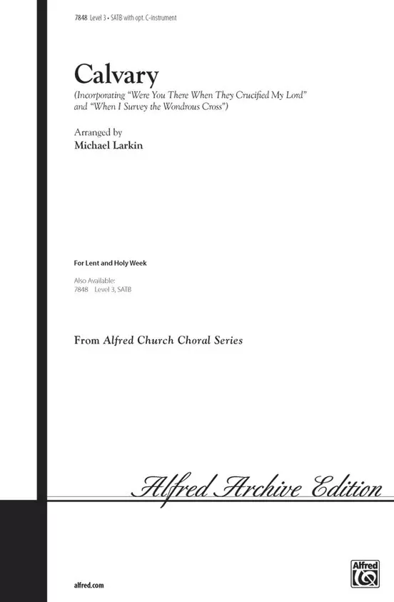 Calvary SATB Arrangement by Larkin