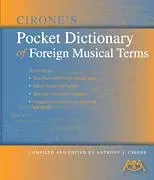 Cirones Pocket Dictionary of Foreign Musical Terms