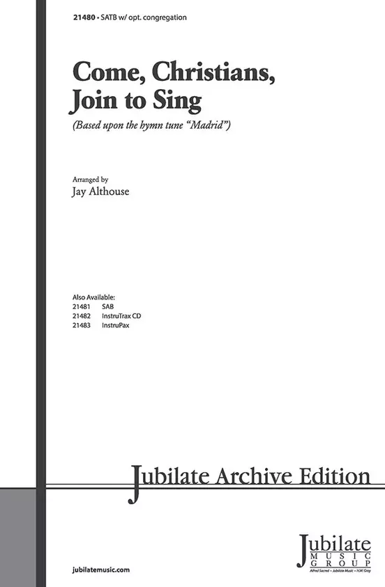 Come Christians Join SATB
