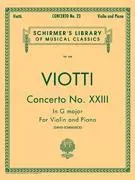 Concerto No. 23 in G Major