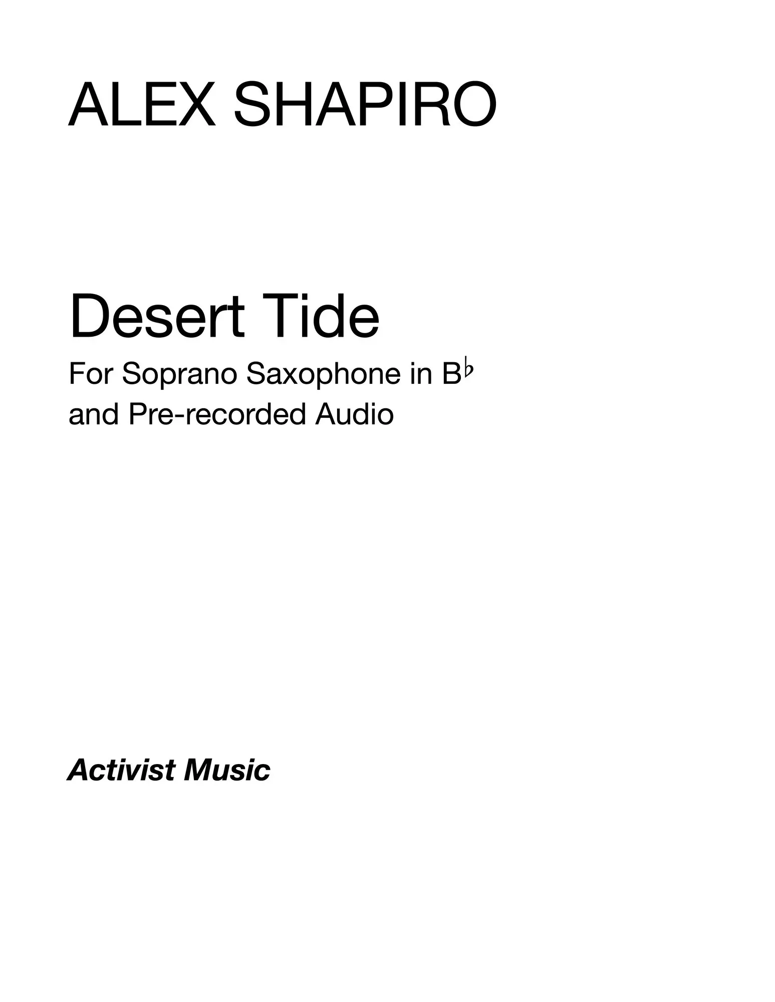 Desert Tide