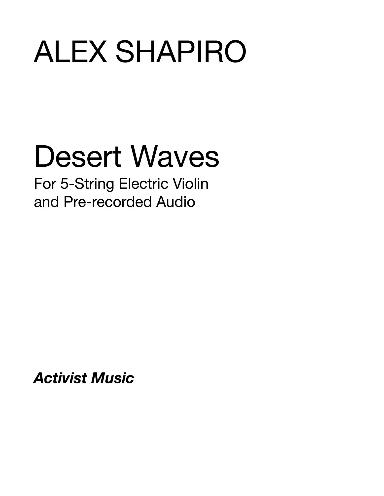 Desert Waves