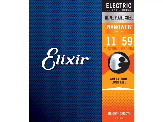 Elixir : #12106: Elec Nanoweb 7 String Medium 11-59