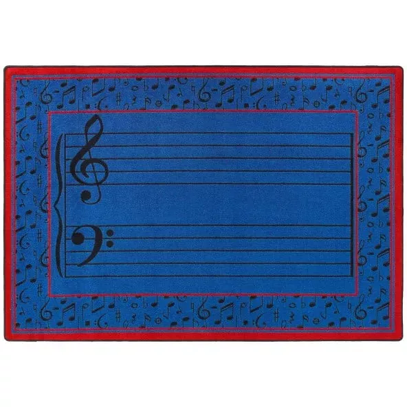Fully Staffed Musical Activity Rug
