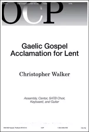 Gaelic Gospel Acclamation for Lent