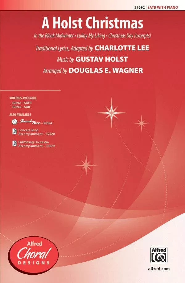 A Holst Christmas SATB Choral Sheet Music