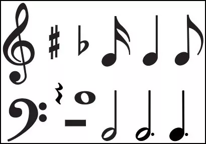 Individual Music Symbols
