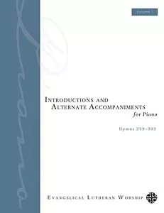 Introductions and Alternate Accompaniments for Piano No. 1