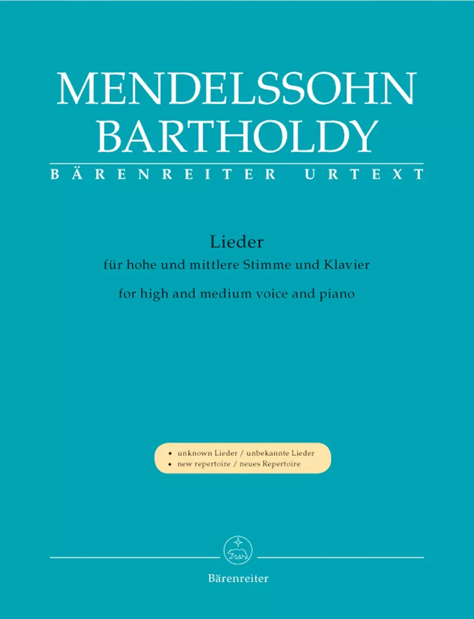 Lieder for High/Medium Voice and Piano