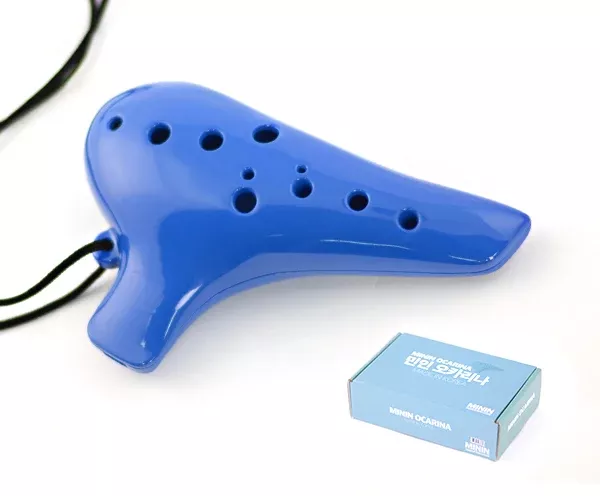 Ocarina-Minin C w/Pouch ABS-Blue