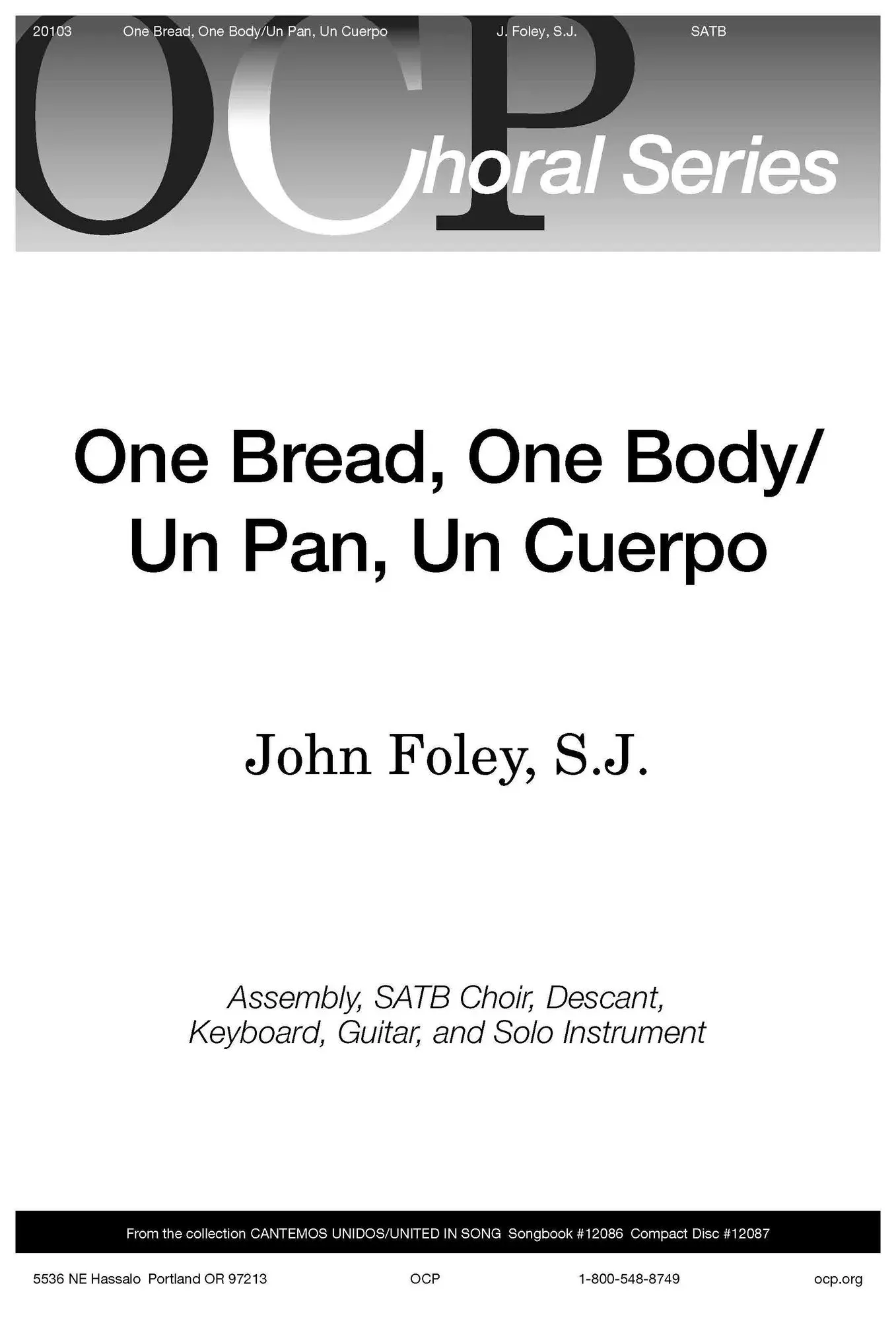 One Bread, One Body/Un Pan, Un Cuerpo