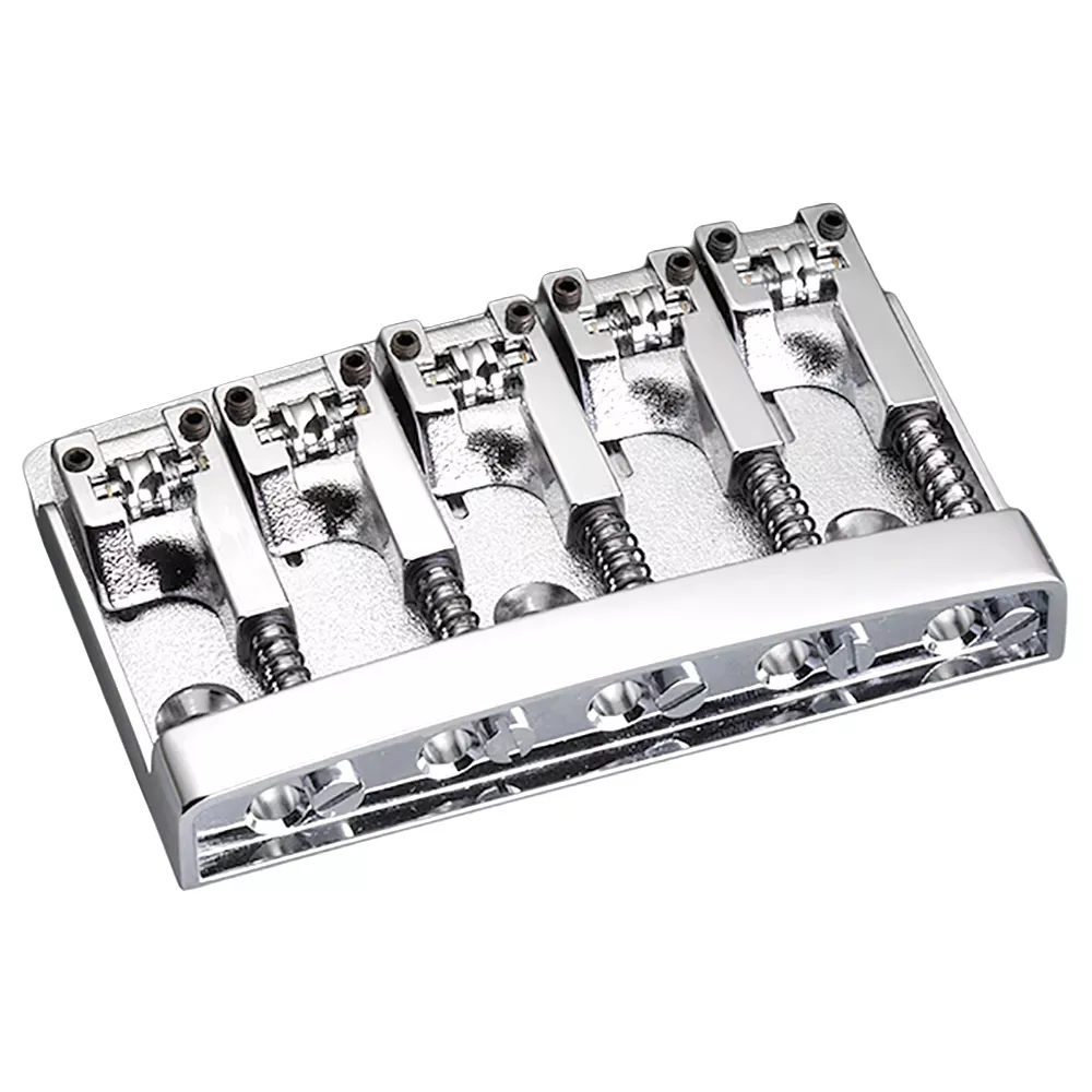 Schaller 3D-5 Bass Bridge (5-String) Chrome - 12140200