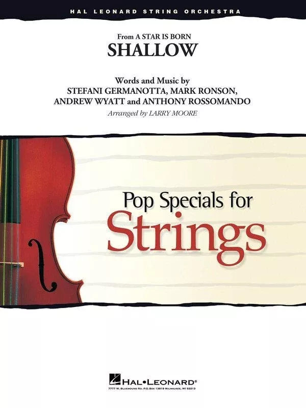 Shallow SO3-4 SC/PTS String Orchestra Arrangement by Hal Leonard