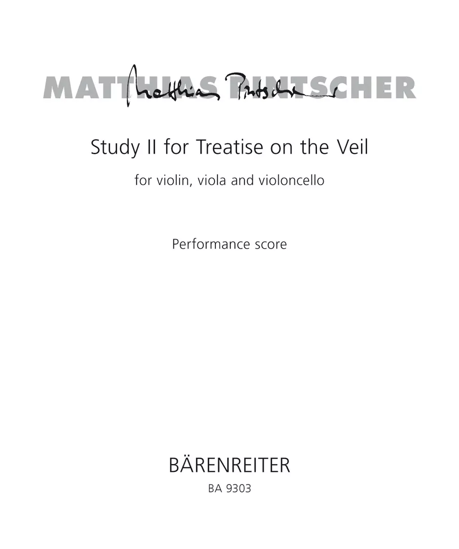 Study II for Treatise on the Veil