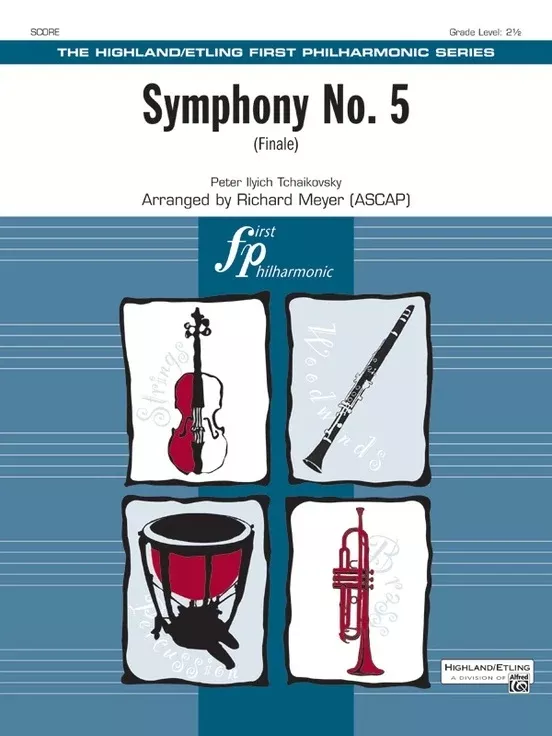 Symphony No 5 Full Orchestra Sheet Music Gr 2.5