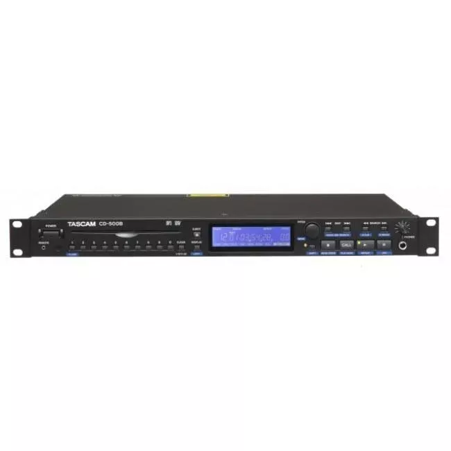 TASCAM CD500B CD Player With Balanced Outputs (1u)