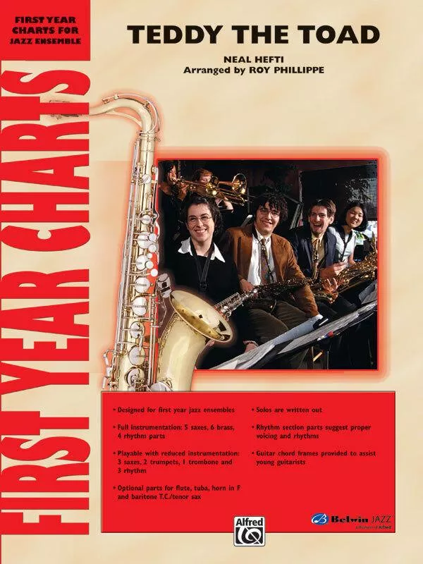 Teddy the Toad Jazz Ensemble Sheet Music Grade 1