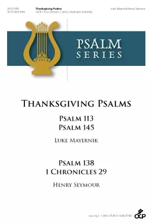 Thanksgiving Psalms