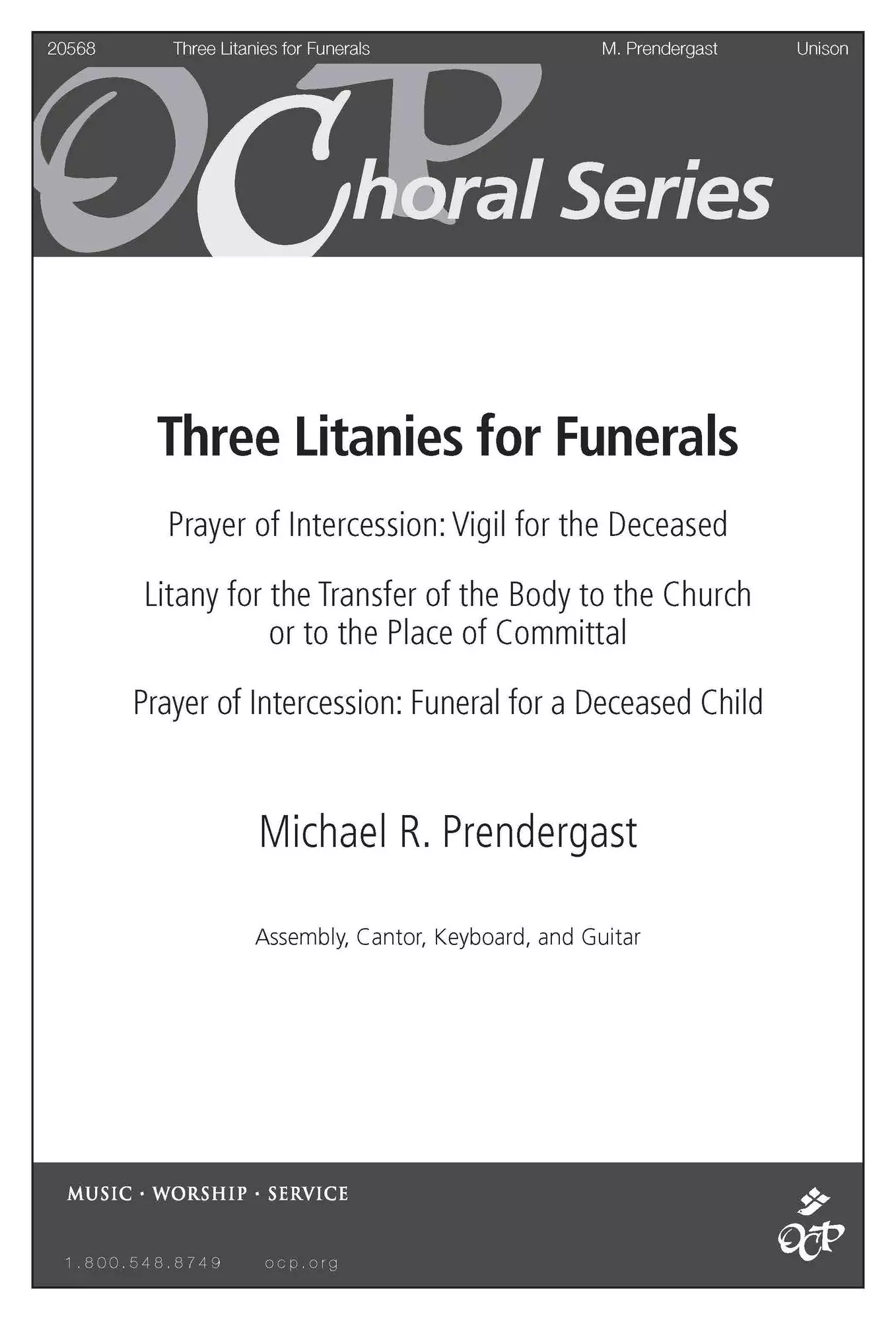Three Litanies for Funerals