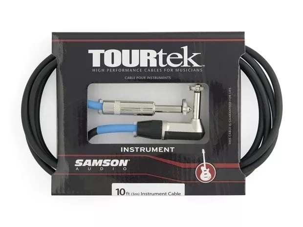TourTek : TourTek 10' Instrument Cable w/L-Jack (3.05m)