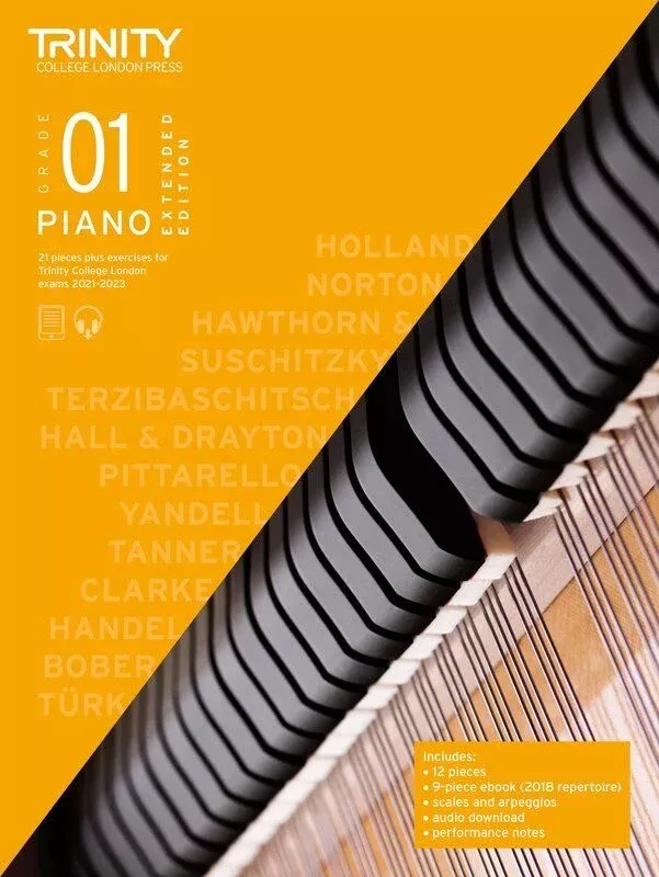 Trinity Piano Pieces & Exercises 2021-2023 Grade 1