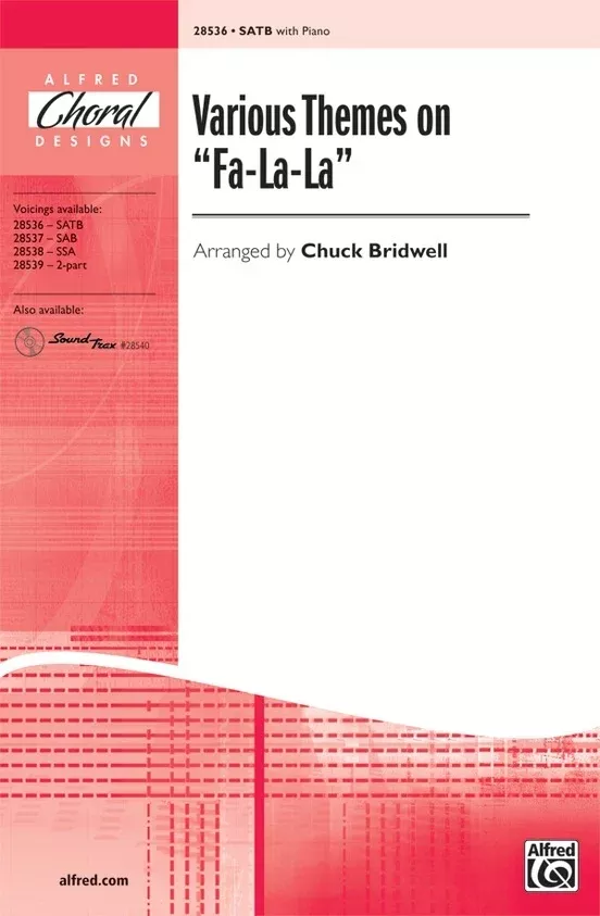 Various Themes on Fa-La-La SATB Choral Sheet Music