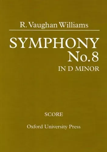 Vaughan Williams Symphony No 8 Study Score by Oxford University Press, 96 Pages