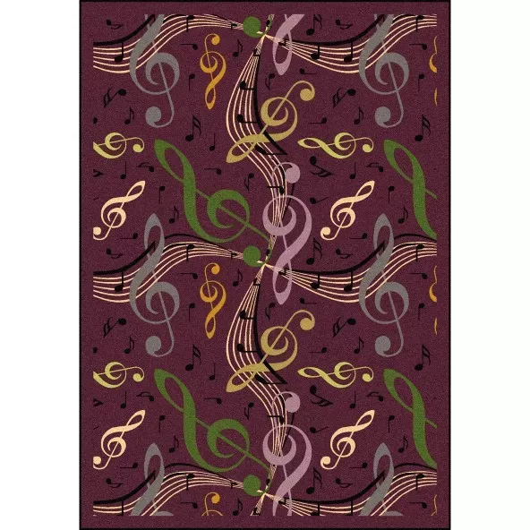 Virtuoso Musical Themed Rug