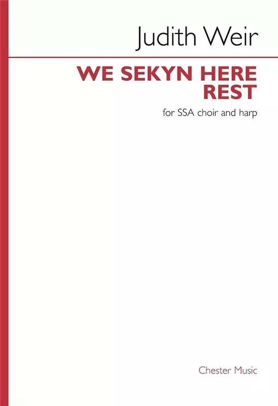 We Sekyn Here Rest Ssa/Harp Octavo