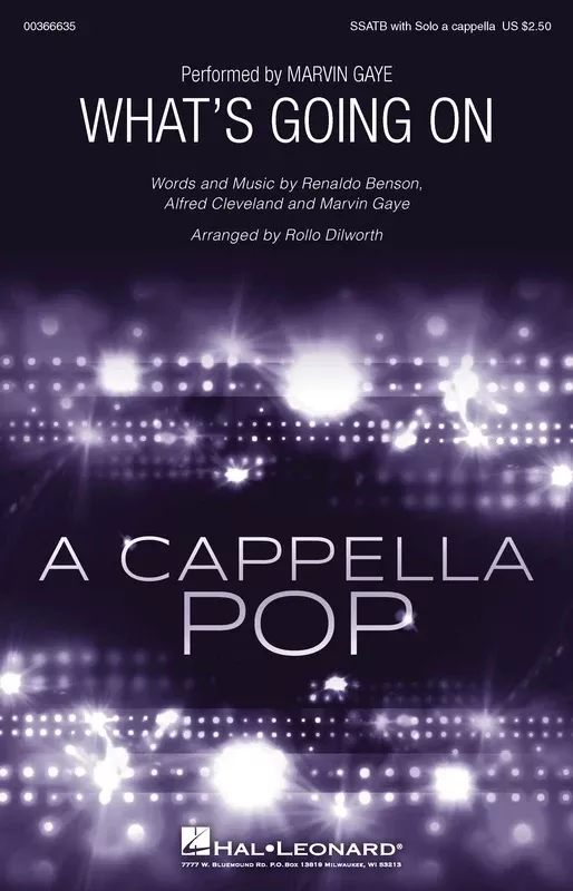 Whats Going On SSAtb/Solo A Cappella