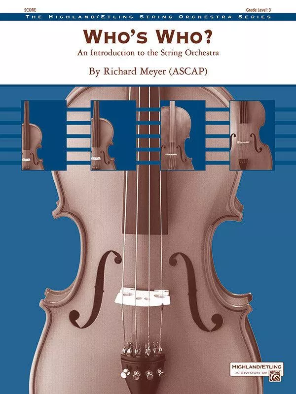Who's Who? String Orchestra Sheet Music by Meyer Richard