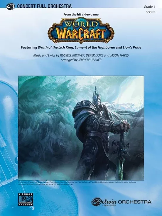 World of Warcraft Full Orchestra Sheet Music Grade 4