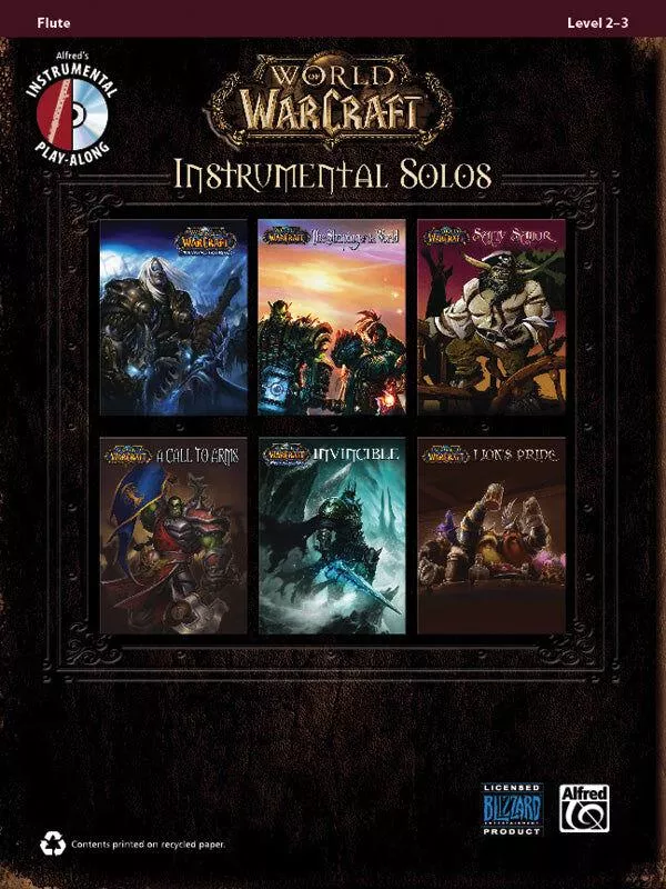 World of Warcraft Instrumental Solos for Flute BK/CD