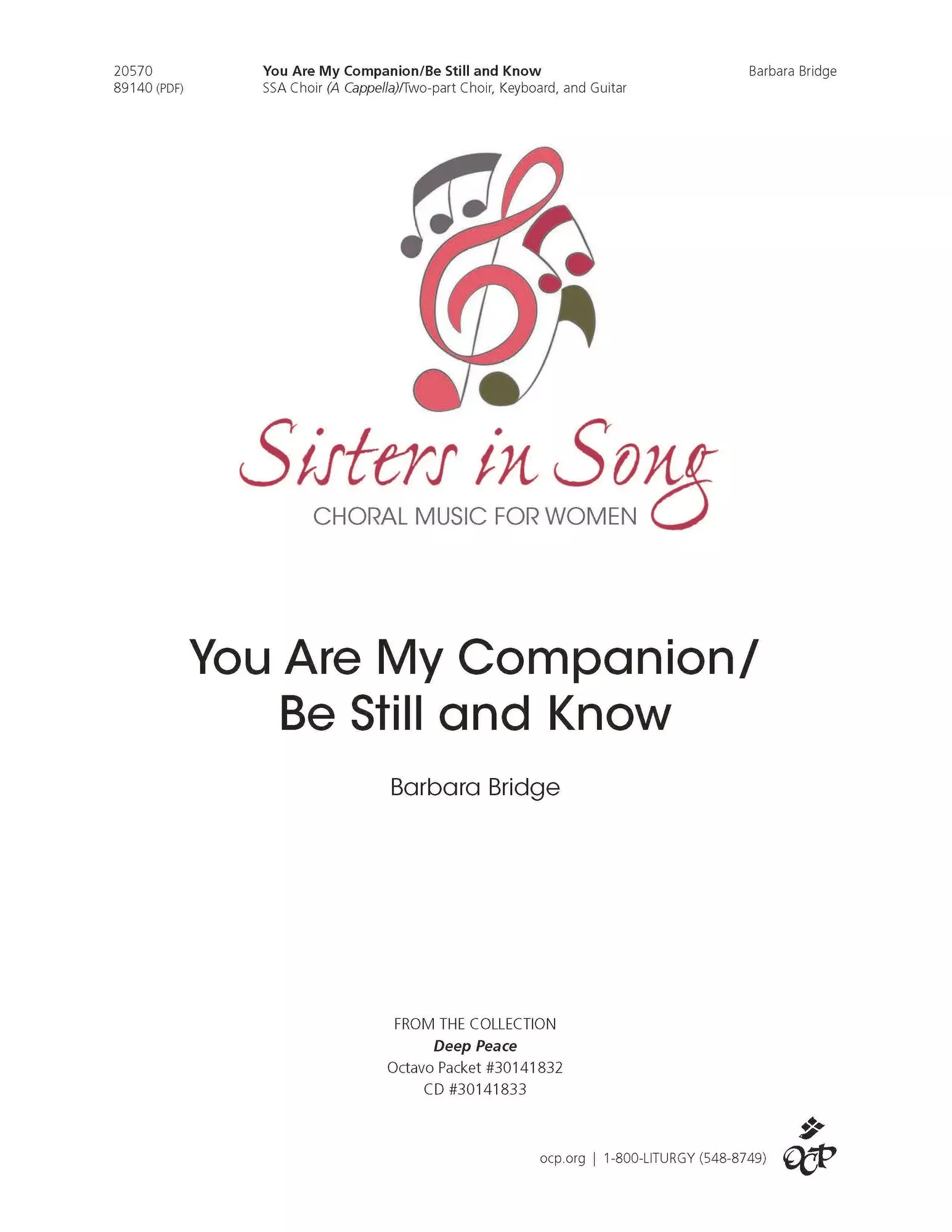 You Are My Companion/ Be Still and Know