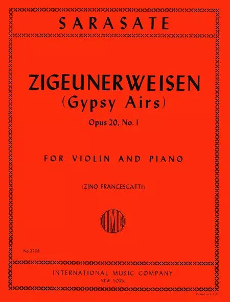 Zigeunerweisen (Gypsy Airs) Op. 20, No. 1